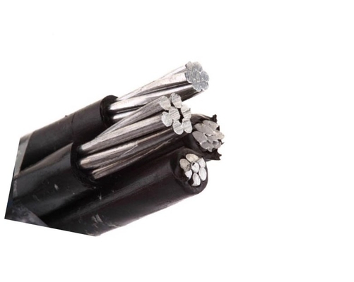 China Four Core Aerial Bundled Cable 0.6kV / 1kV for Overhead Power Lines supplier