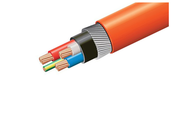 China Armoured Low Smoke Zero Halogen Cable 0.6 / 1kv  90 Degree Operating Temp supplier