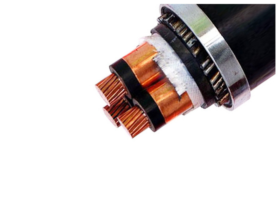 China 18 / 30kv Three Core Xlpe Insulated Power Cable Zr-pvc Medium Voltage supplier