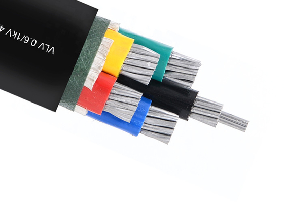 China Shanghai Shenghua Five Core PVC Insulated & Sheathed 0.6/1kV  Unarmoured Aluminum Conductor Cable supplier