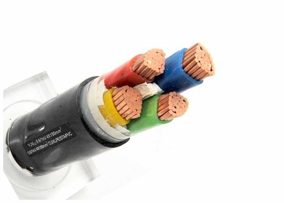 China 4 Core Armoured Electrical Cable Low Voltage 0.6 /1KV 4Cx120mm Double Steel Tape supplier