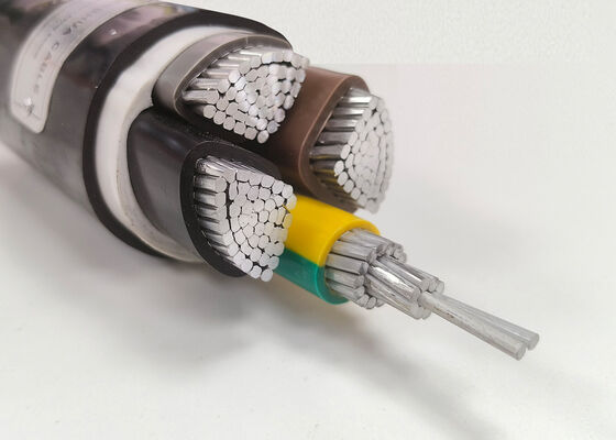 China N2XRY 4x35mm2 Oxygen-Free Copper PVC Insulated Wire Armoured Power Cable for Underground 0.6/1kV supplier