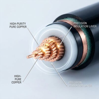 China Low Conductor Resistance Pure Copper XLPE Insulated Power Cable 0.6/1kV supplier