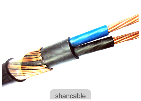 China Copper Tape XLPE Insulation Cable / Underground Power Cable 90 Degree supplier