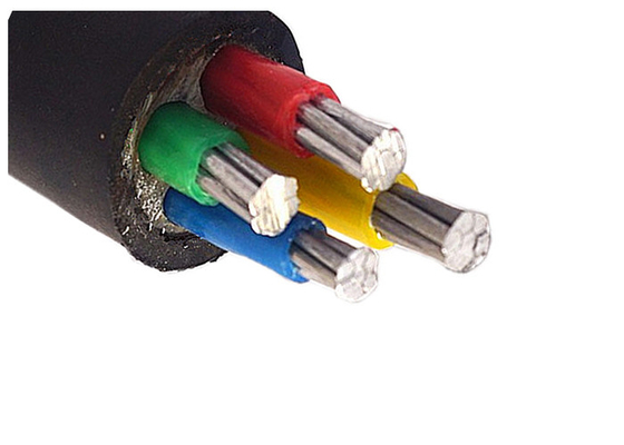 China AL/XLPE/PVC-0.6/1KV Electrical Power Cable Four Core Aluminum Conductor supplier