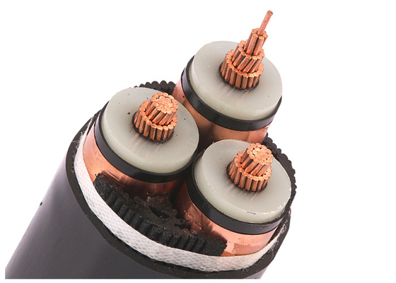 China 3 Core XLPE Insulated Electrical Cable , 26/35kV Medium Voltage Power Cable supplier