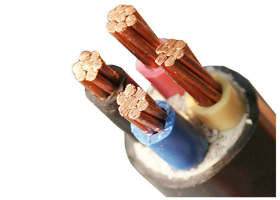 China Four Core Copper Conductor PVC Insulated Cables , 1kV Low Voltage Power Cable supplier
