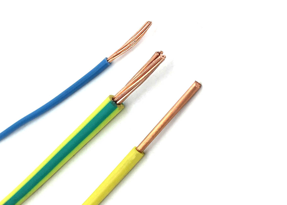 China PVC Sheath Electrical Cable Earthing Wire Copper Core 500v supplier