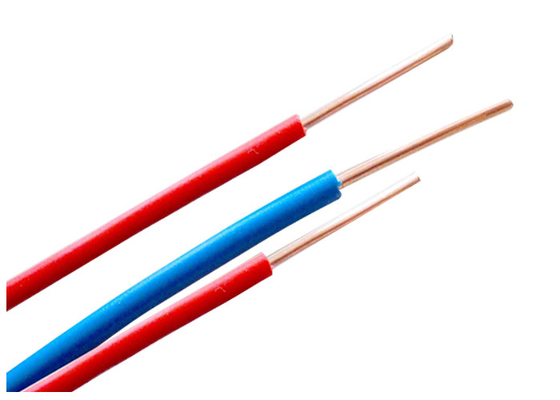 Colored Single Wire Cable PVC Insulation Wire 70℃ Max Conductor Temperature supplier