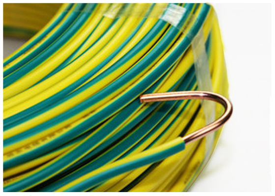 Colored Single Wire Cable PVC Insulation Wire 70℃ Max Conductor Temperature supplier