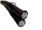 Outdoor Two Core Aerial Bundled Cable , XLPE / PVC Insulation Cable supplier