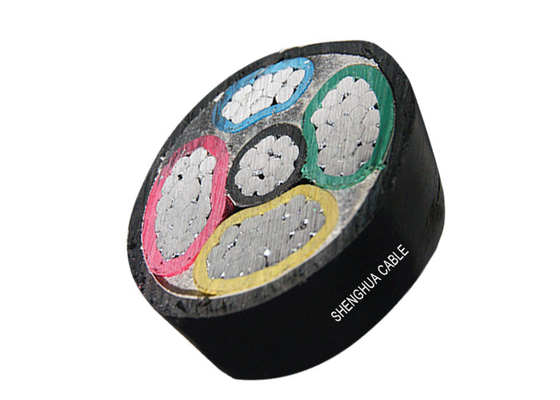 Four And Half Core 0.6/1kV Aluminum Conductor PVC Insulated & Sheathed Electric Cable supplier