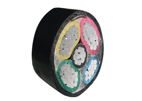 Four And Half Core 0.6/1kV Aluminum Conductor PVC Insulated &amp; Sheathed Electric Cable supplier