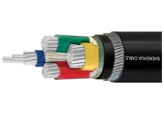 Galvanized Steel Wire  Armoured Electrical Cable 4 Cores Low Voltage  XLPE or PVC Insulation AL Cable supplier