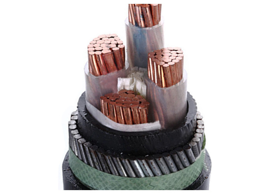 PVC Insulated and PVC Jacketed Fine Steel Wire Armoured Electrical Cable 4 Core Copper PVC Power Cable supplier