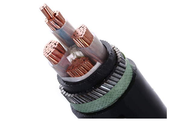 PVC Insulated and PVC Jacketed Fine Steel Wire Armoured Electrical Cable 4 Core Copper PVC Power Cable supplier