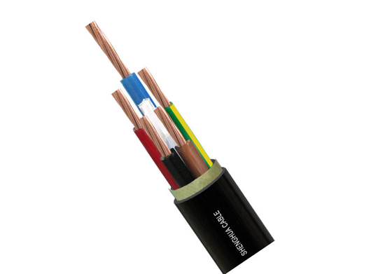 Polyvinyl Chloride Insulated 5 Core Power Cable Metallic Screen Optional supplier