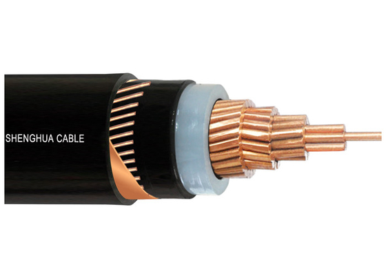 Single Core XLPE Insulated Power Cable Copper Conductor with the Metal Screen supplier