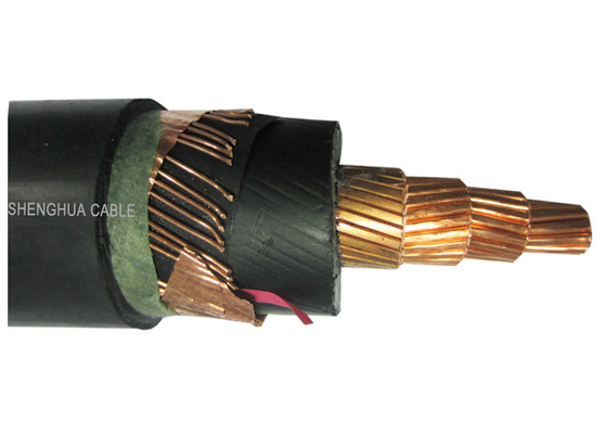 Single Core XLPE Insulated Power Cable Copper Conductor with the Metal Screen supplier