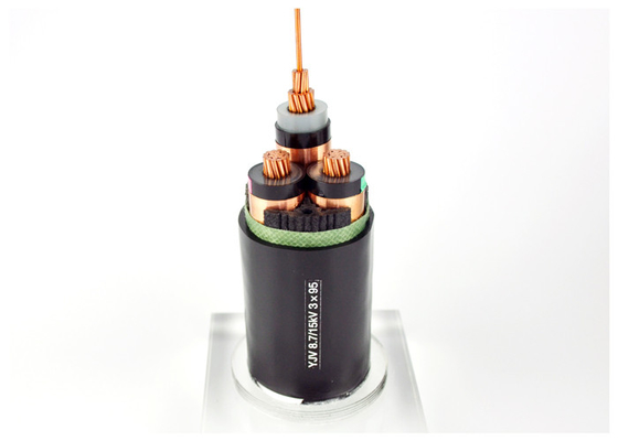 3.6/6kV Three Core Copper XLPE Insulated  Power cable Electrical cable supplier