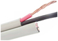 Custom PVC Jacket Flexible Flat Electrical Wires , 3 Wire Electrical Cable supplier