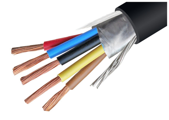 EMC Shielding Tinned Copper Braid Flexible Power Cable For Frequency Controlled Drives supplier