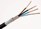 Black PVC sheathed Armoured Electrical Cable 600/1000V Armored Power Cables supplier