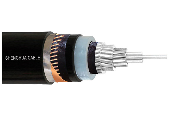 26KV 35KV Single Core XLPE Cable Ink Printing / Embossing Cable Mark supplier