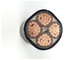 Armoured / Unarmoured Multicore Power Cable 300 Sq mm Cross Section Area YJVR YJV supplier