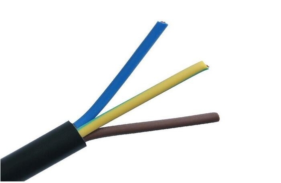 Copper Conducotor Rubber Sheathed Cable , Rubber Electrical Cable H03RN-F supplier