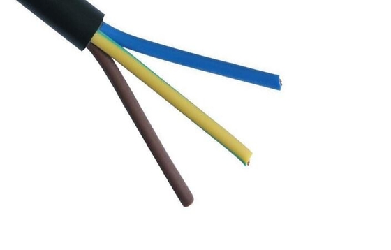 Copper Conducotor Rubber Sheathed Cable , Rubber Electrical Cable H03RN-F supplier