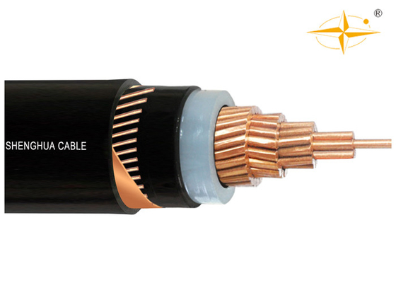 MV 19/33kV CU/XLPE/CTS/PVC XLPE Insulated Power cable with the copper wire screen supplier