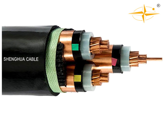 MV 19/33kV CU/XLPE/CTS/PVC XLPE Insulated Power cable with the copper wire screen supplier