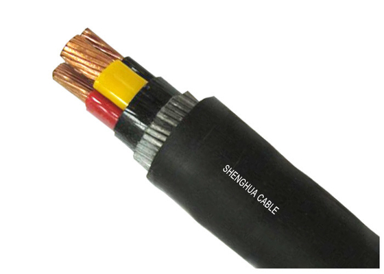 Low Voltage Underground Electrical Armoured Cable With XLPE SWA PVC Jacket Or Customized Sheath supplier