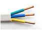 Flat PVC Insulated Electrical Cable Wire 3 Core x2.5SQMM Hard Sheath Line of Household With White Color supplier