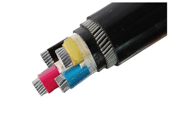 XLPE / PVC Insulation PVC Sheath Armoured Electrical Cable / Underground Low Voltage Cable supplier