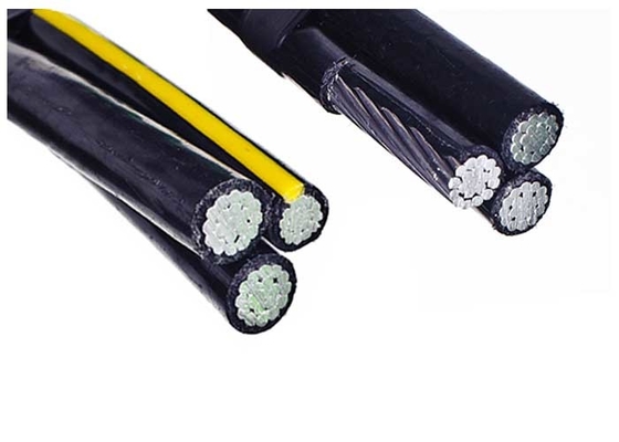 PVC Insulated aerial XLPE Insulated Power Cable with 0.6/1 KV ABC AAC conductor supplier