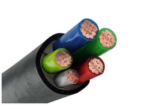 Low Voltage XLPE Insulated Power Cable 5 Core Copper Electrical cable With 4-400 Sqmm Cross Section Area supplier