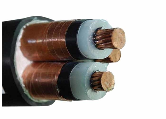 3 Core Xlpe Insulated Pvc Sheathed Cable With Copper Tape Screen Medium Voltage Power Cable supplier