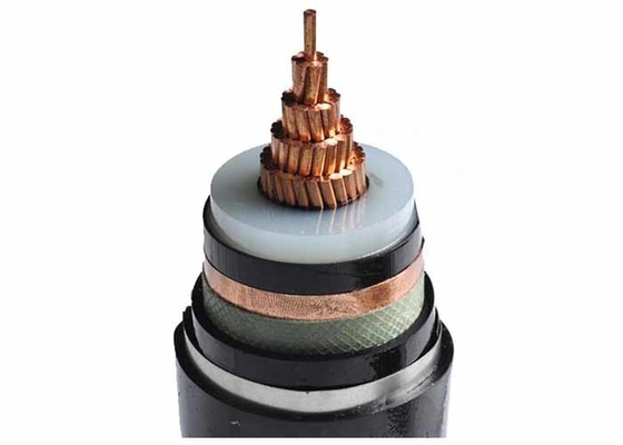 Cu Core Copper Tape Screen Steel Tape Armoured Electrical Power Cable Up to 35kV supplier