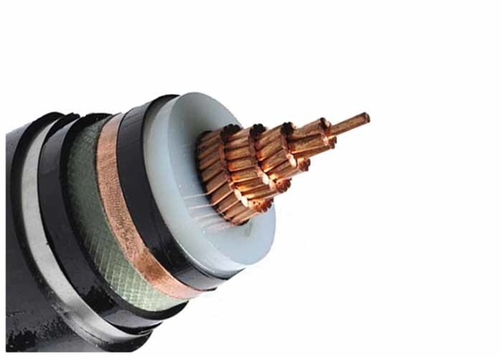 Cu Core Copper Tape Screen Steel Tape Armoured Electrical Power Cable Up to 35kV supplier