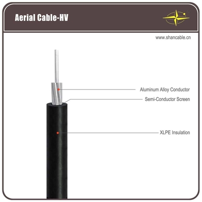 Overhead XLPE Insulated ABC Cable / Aerial Bundle Cable / Service Drop Wire supplier