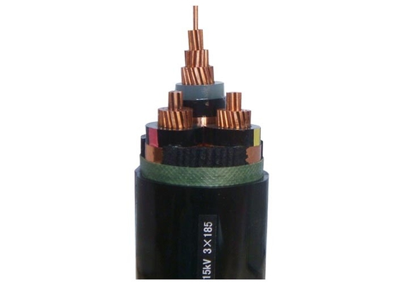 3 Core Medium Voltage Copper Tape Screen Pvc Xlpe Cable Insulated Power Cable supplier