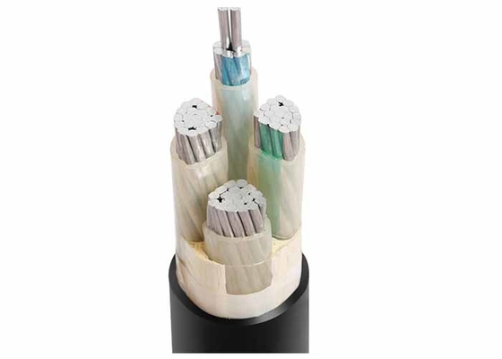 0.6 / 1kV Aluminum Conductor Four Core XLPE Insulated Cable Low Voltage supplier