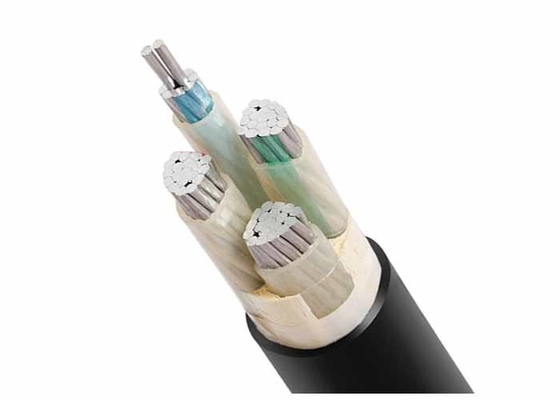 0.6 / 1kV Aluminum Conductor Four Core XLPE Insulated Cable Low Voltage supplier