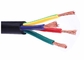 PVC Sheathed Electrical Cable Wire With Flexible Copper Conductor 4 Core Flex Cable supplier