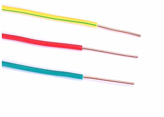 Stranded PVC Insulation Electrical Wire Cable With Fine Bare Copper Conductor Rigid supplier