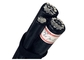 PE / XLPE Insulated Aerial Bunched Cables Overhead ABC Cable Water Resisting supplier