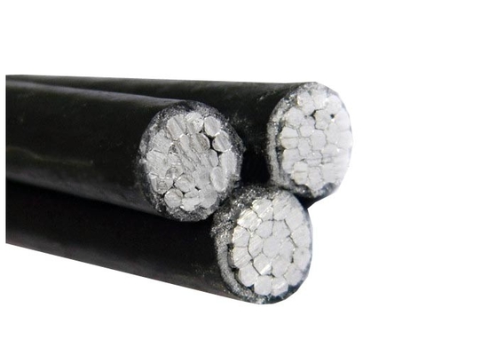 Overhead XLPE Insulated ABC Cable / Aerial Bundle Cable / Service Drop Wire supplier