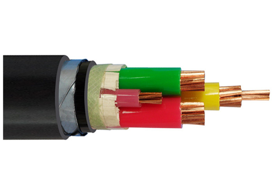 Black Copper Conducor Armoured Electrical Cable With Steel Tape Armoued supplier